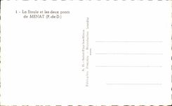 MODERN CARD Sioule and two bridges of menat