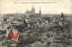 CPA Panorama von Clermont-ferrand