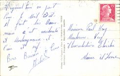 Royat CPA View the church and Puy de Dome