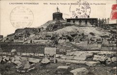 CPA Ruins of the mercury temple at the top of Puy de Dome