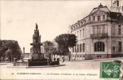 Amboise Brunnen der Clermont-ferrand- und die Sparkasse - Banke - CPA