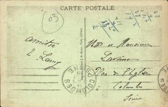 Vichy - La Grande Allee du Parc du Casino vu du Palais des Sources CPA 