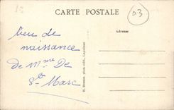 Montcombreux - Castle CPA