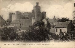 Environs de Vichy - Billy - Les Ruines du Chateau CPA 
