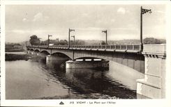 Vichy - Le Pont sur l'Allier - Bridge CPA 