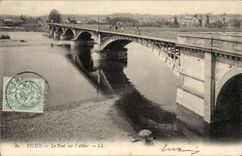 Vichy - Le Pont sur l'Allier - Bridge CPA 
