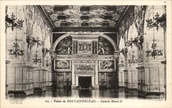CPA Palate of Fontainebleau Gallery Henri II