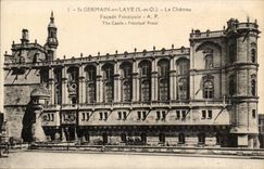 Saint Germain in Bush hammer CPA Castle principal Frontage