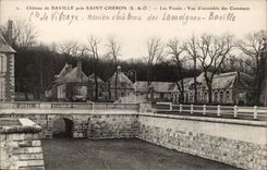CPA Castle of Baville close Saint Cheron pits Overall picture of the commun runs