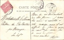 Versailles CPA View of the palate Entrance grid of honor