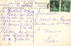 Azay le Rideau CPA Entre et face principale