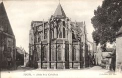 Tours CPA Abside de la cathedrale