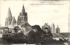 Loaches CPA the collegial one rested by Geoffroy rebuilt by Thomas PActius (1180)