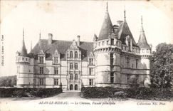 Azay le Rideau CPA La chateau Facade principale