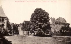 Chateaubriant CPA Vue d'ensemble des ruines du Chateau fort 