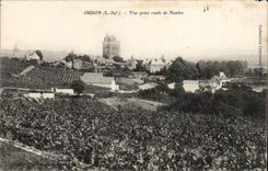 Oudon CPA gesehen von der Strasse von Nantes
