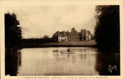 Vigneux of Brittany CPA Pond and castle of Bretonniere