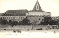 Nantes CPA the turret of the castle