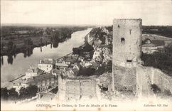 Chinon CPA the castle the Tower of the Mill and Vienna