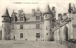 Amboise CPA Chateau Facade Est