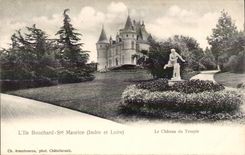 CPA Ile bouchard snt Maurice Le chateau du temple