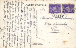 Laval CPA das rosery des ajrdin von Perrine und von Anblick auf dem Mayenne