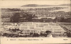 Toulon CPA Panorama and the military hospital