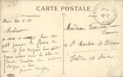 Nice CPA a corner of the garden Albert 1st