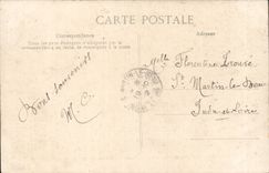 Palate of Fontainebleau CPA Chambre has to sleep of Mrs de Malmaison