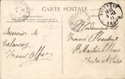 CPA Schloss des Valencay Hauptleitungshofes