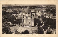 Layered branches CPA Panorama taken of Saint Quiriace