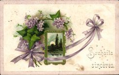 CPA Phantasie-aufrichtige Wunsche (in der Entlastung)