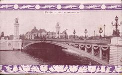 CPA Paris Brucke Alexandre III