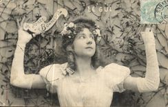 CPA Fantasy Woman I carry happiness the GUI