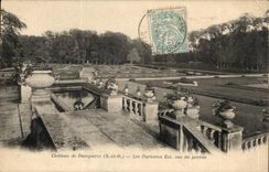 CPA Castle of Dampierre the floors is seen perron