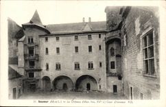 CPA Saumur the castle Main courtyard