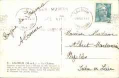 CPA Saumur the castle