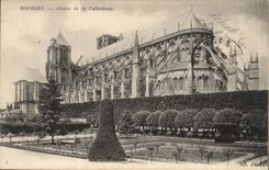 Bourges CPA Apse of the cathedral