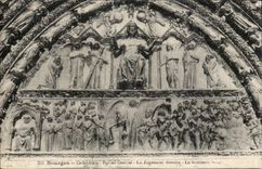 Bourges CPA Cathedral central Gate the last Judgment the Sentence