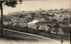 Angouleme CPA Panorama pris de Saint Martin