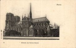 Paris CPA Abside de Notre DAme