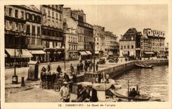 Cherbourg CPA the quay of Caligny