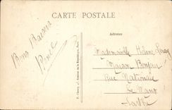 Paris CPA PArc der ChaumontHillocks die Ziegelsteinbrucke sagt die todliche Brucke