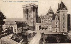 Pau CPA die Schlossdirektion Front