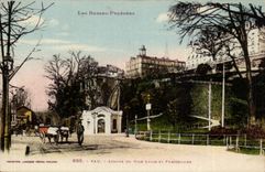 Pau CPA das vom Louis-Holz und funikular auftrat (Rindzug)