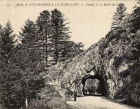 De Gerardmer verlegen ein La Schlucht CPA Tunnel de la rock des Teufels