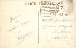 Montdidier CPA the cemetery miltiaire