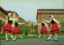 MODERN CARD Sagardantza Danza of Manzana (folklore)