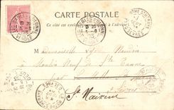 CPA Liebe mit Sanden von olonne (Kostumfolklore)