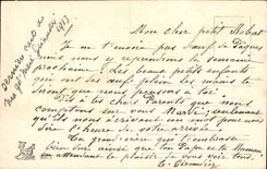 Fantasy - Children - chicken - eggs - Merry Easter - CPA